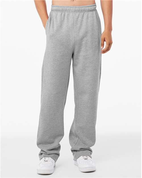 BELLA + CANVAS - Pantalón deportivo unisex de forro polar con pernera recta - 3725