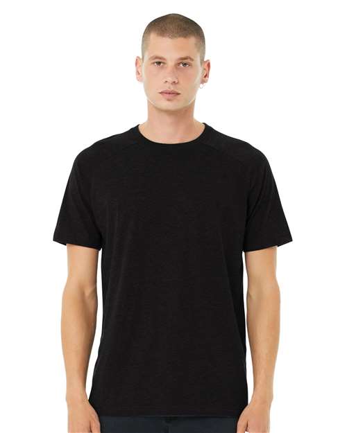 BELLA + CANVAS - Men's Heather CVC Raglan Tee - 3201