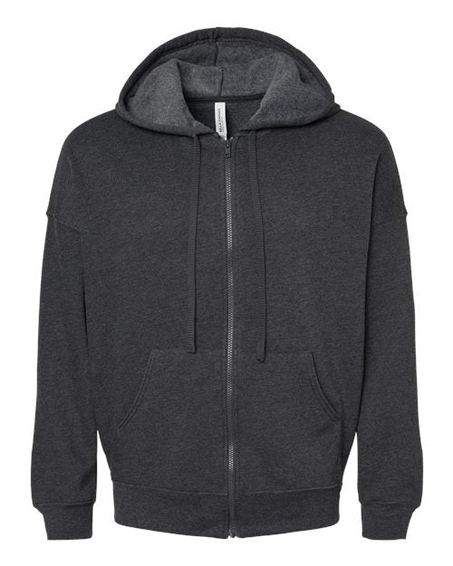BELLA + CANVAS - Unisex Sponge Fleece DTM Full-Zip Hoodie Sweatshirt - 3759