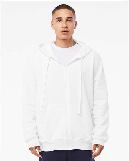 BELLA + CANVAS - Unisex Sponge Fleece DTM Full-Zip Hoodie Sweatshirt - 3759
