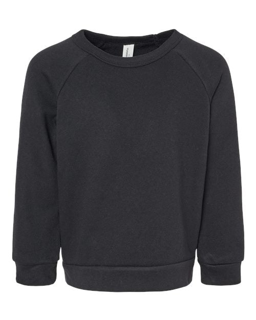 BELLA + CANVAS - Toddler Sponge Fleece Raglan Crewneck Sweatshirt - 3901T