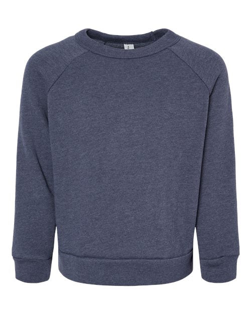 BELLA + CANVAS - Toddler Sponge Fleece Raglan Crewneck Sweatshirt - 3901T