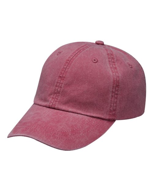 Adams Headwear - Gorra de papá teñida con pigmentos Optimum - LP101