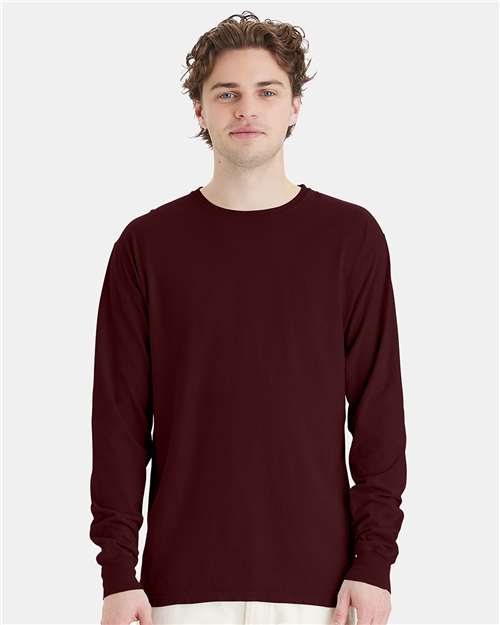 ComfortWash de Hanes - Camiseta unisex de manga larga teñida - GDH200