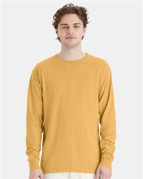 ComfortWash de Hanes - Camiseta unisex de manga larga teñida - GDH200