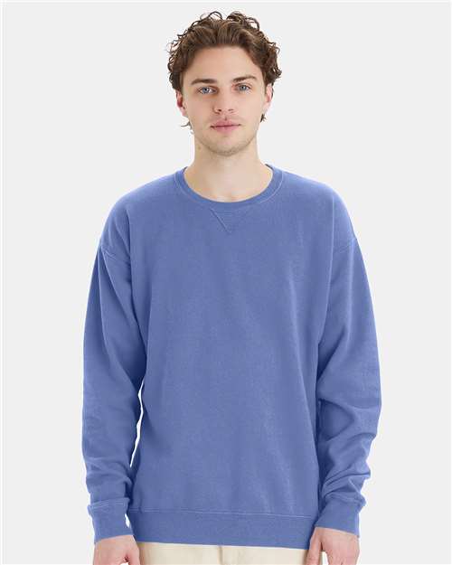 ComfortWash by Hanes - Sudadera unisex de cuello redondo teñida - GDH400