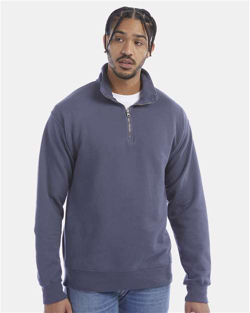ComfortWash by Hanes - Unisex Garment-Dyed Quarter-Zip Sweatshirt - GDH425