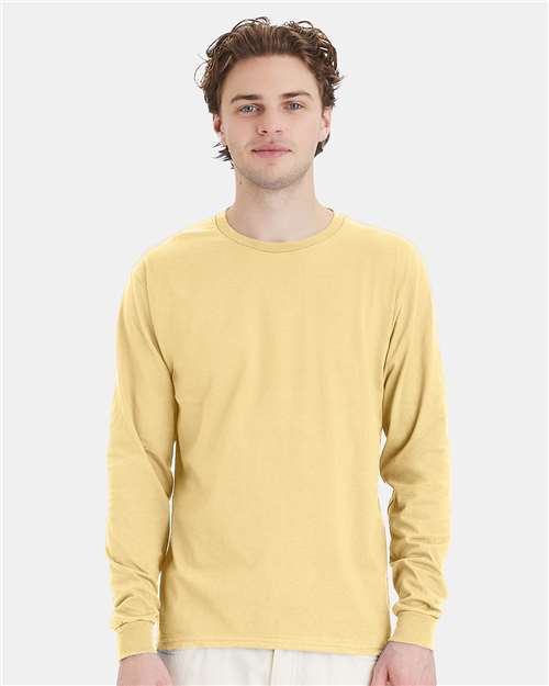 Hanes - Camiseta de manga larga Essential-T - 5286
