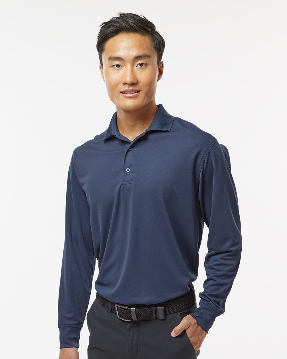 Paragon - Polo Prescott de manga larga para hombre - 110