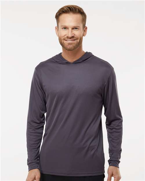 Paragon - Unisex Bahama Performance Hooded Long Sleeve T-Shirt - 220