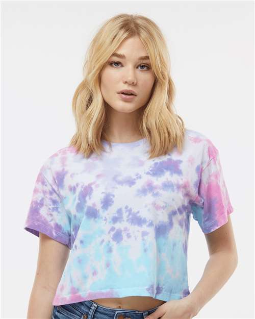 Colortone - Camiseta corta teñida para mujer - 1050