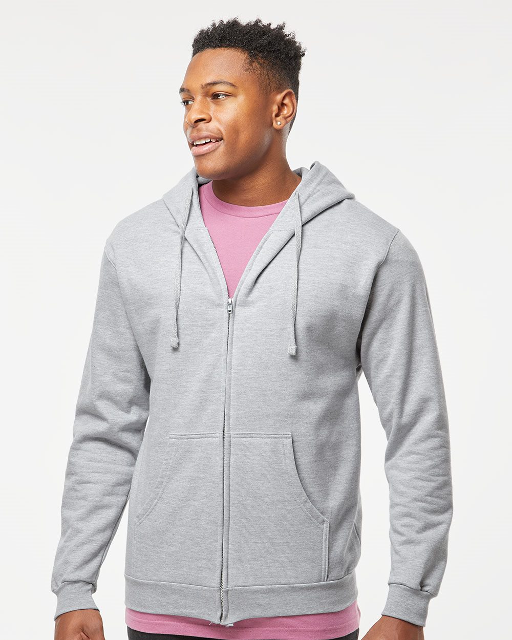 Tultex - Sudadera unisex con capucha y cremallera completa - 331