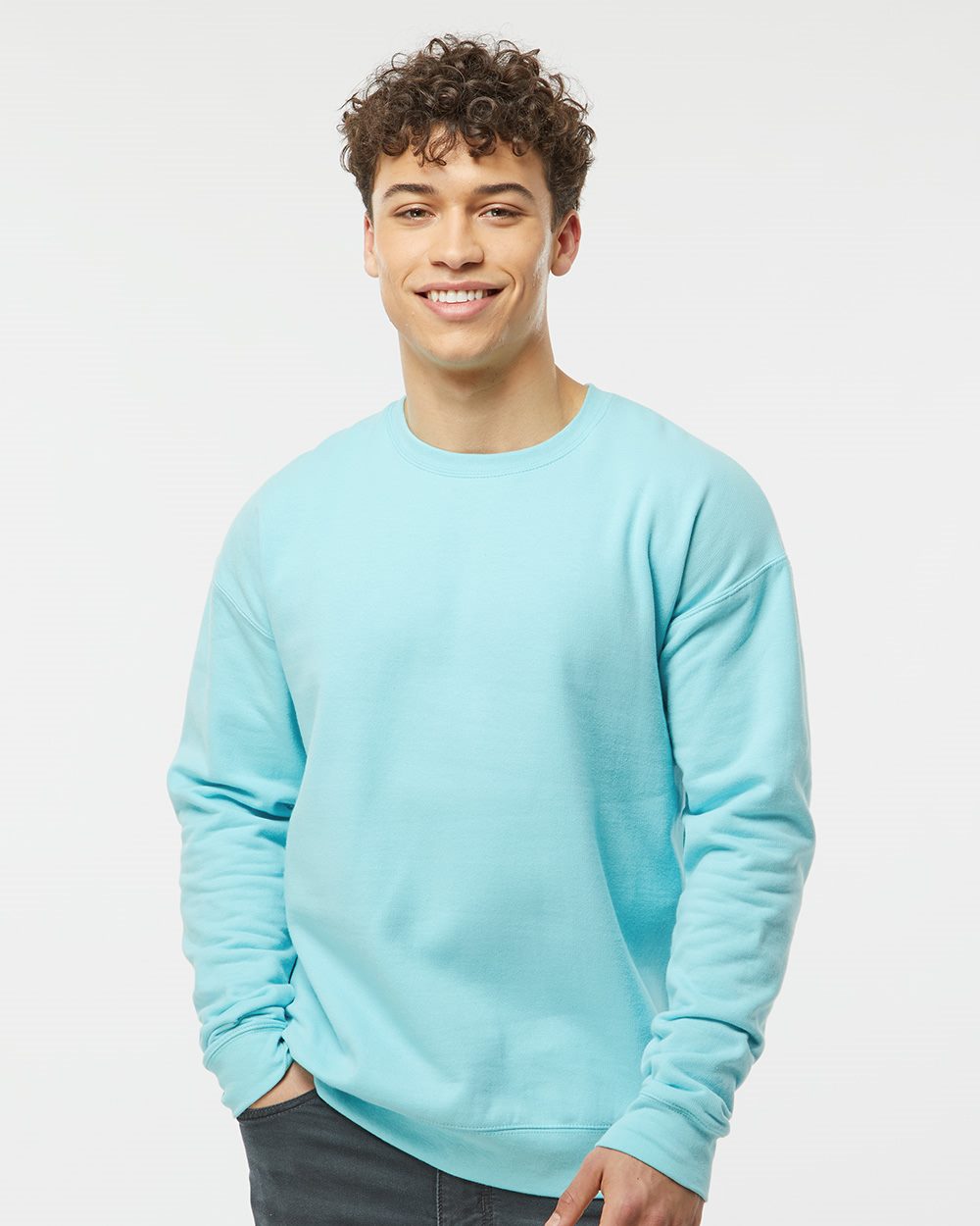 Tultex - Sudadera unisex de polar con cuello redondo - 340