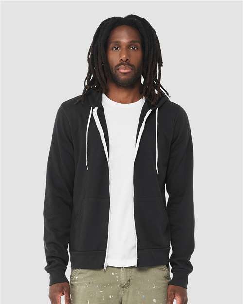 BELLA + CANVAS - Unisex Sponge Fleece Full-Zip Hoodie Sweatshirt - 3739