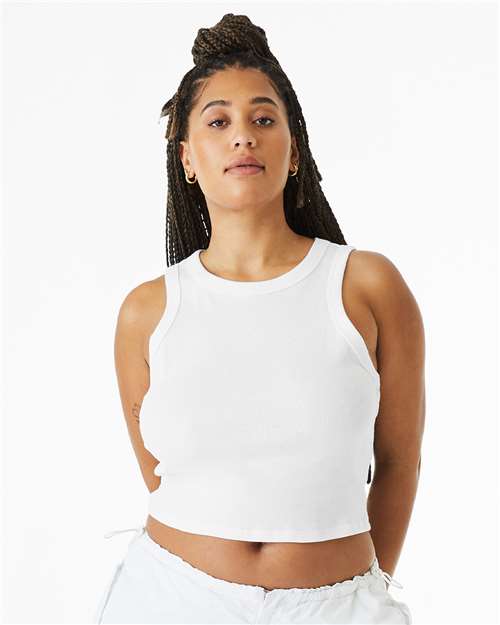 BELLA + CANVAS - Camiseta de tirantes de canalé para mujer - 1019