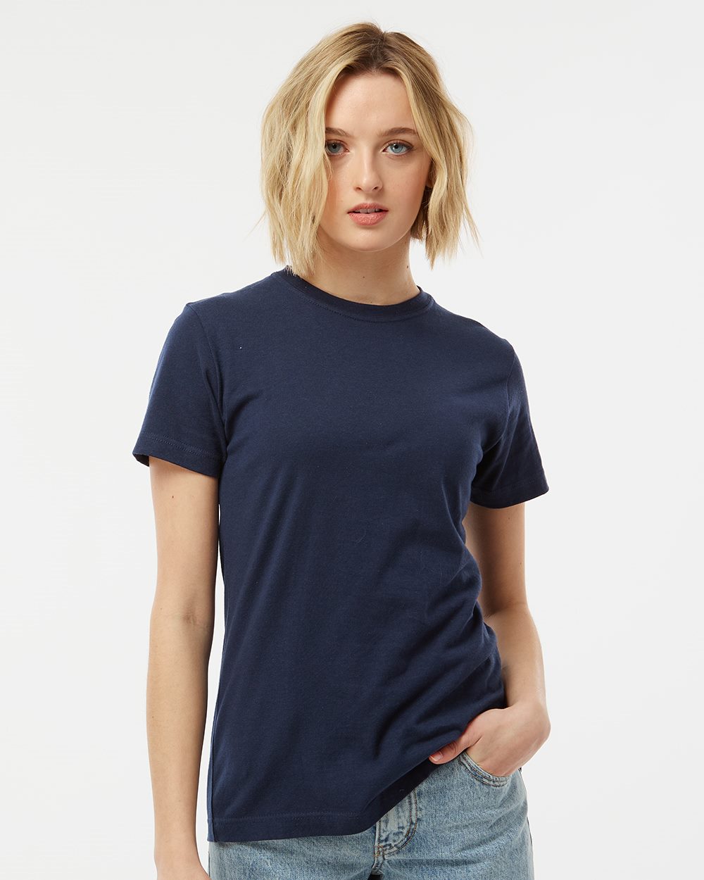 Tultex - Camiseta clásica de jersey fino para mujer - 216