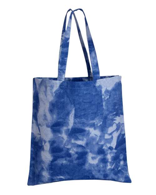 Q-Tees - Tie-Dyed Canvas Tote Bag - TD800