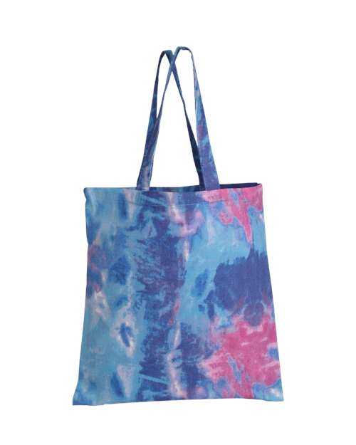 Q-Tees - Tie-Dyed Canvas Tote Bag - TD800