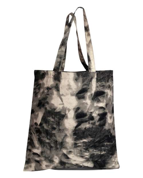 Q-Tees - Tie-Dyed Canvas Tote Bag - TD800