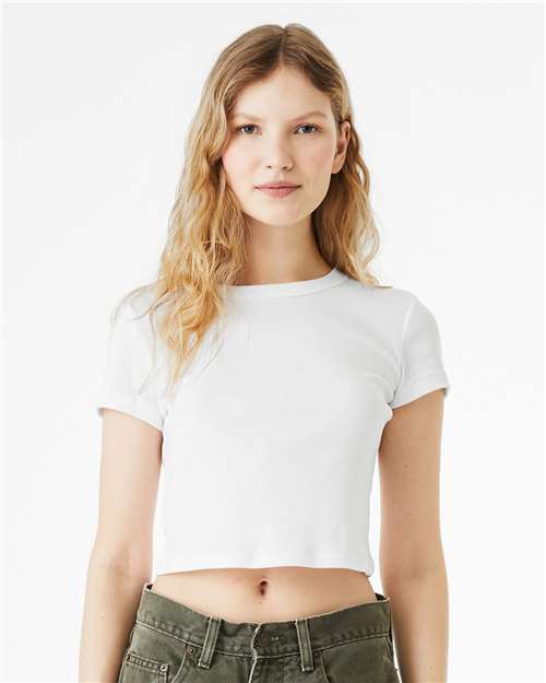 BELLA + CANVAS - Camiseta de bebé de microcanalé para mujer - 1010