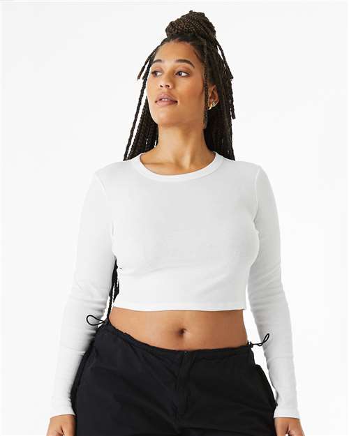 BELLA + CANVAS - Camiseta de manga larga con microcanalé para bebé - 1501