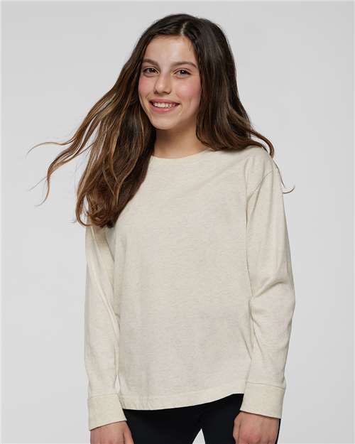 LAT - Youth Fine Jersey Long Sleeve Tee - 6201