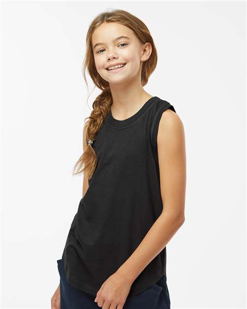 LAT - Camiseta de tirantes fina y holgada para niña - 2692