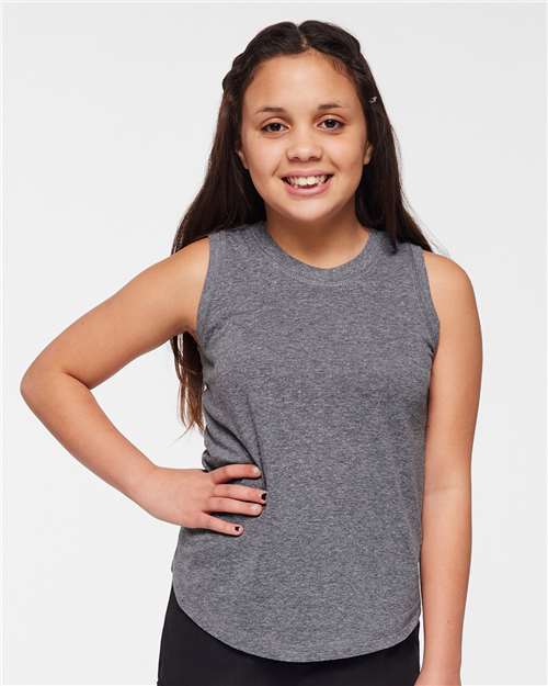 LAT - Girls' Relaxed Fine Jersey Tank - 2692