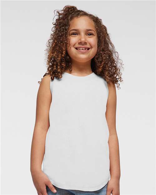 LAT - Camiseta de tirantes fina y holgada para niña - 2692