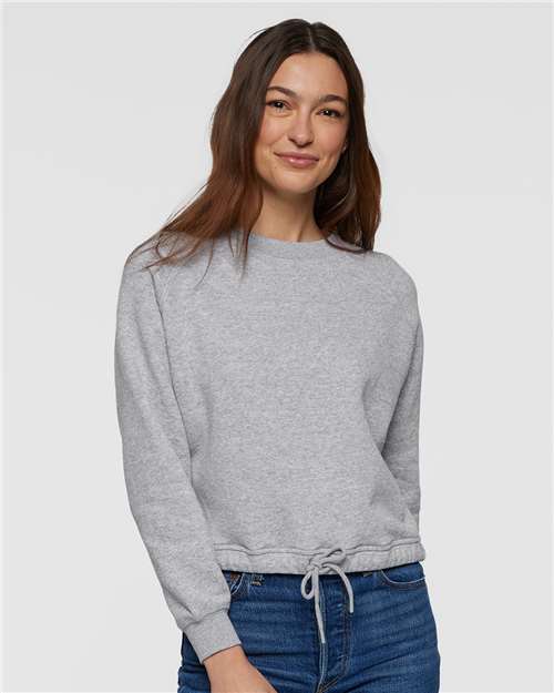 LAT - Women's Relaxed Boxy Crewneck Sweatshirt - 3528