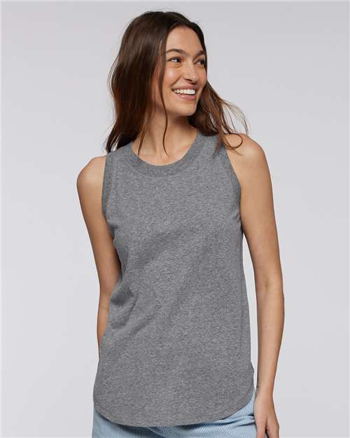 LAT - Women's Relaxed Fine Jersey Tank - 3592