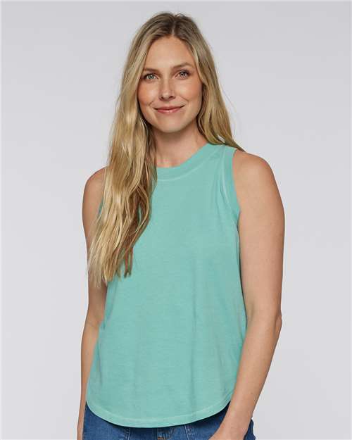 LAT - Women's Relaxed Fine Jersey Tank - 3592