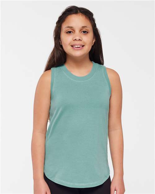 LAT - Camiseta de tirantes fina y holgada para niña - 2692