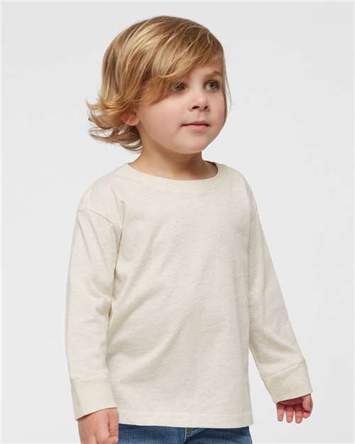 Rabbit Skins - Camiseta de manga larga de jersey fino para niños pequeños - 3302