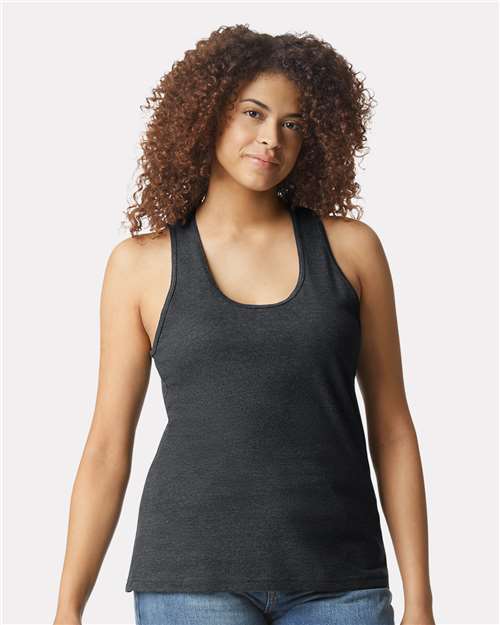 Gildan - Camiseta sin mangas Softstyle® CVC con espalda deportiva para mujer - 64220LCVC