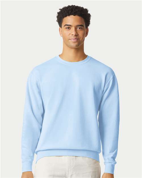 Sudadera unisex de polar ligero con cuello redondo y teñido en prenda - Comfort Colors - 1466