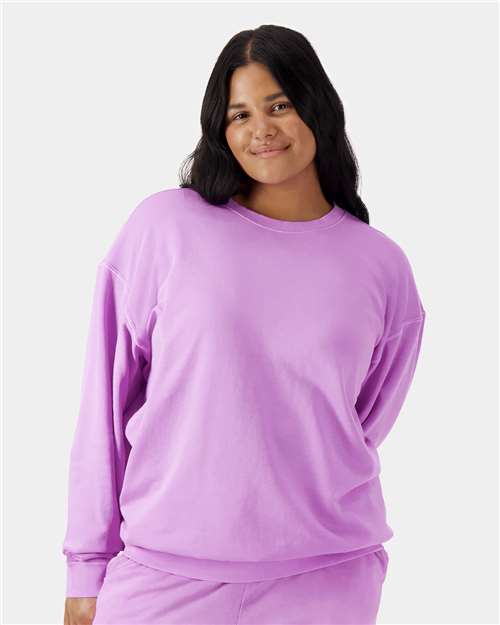 Comfort Colors - Unisex Garment-Dyed Lightweight Fleece Crewneck Sweatshirt - 1466