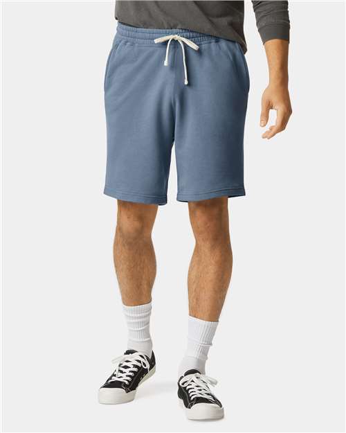 Comfort Colors - Pantalones cortos deportivos unisex de polar ligero teñido en prenda - 1468