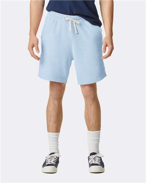 Comfort Colors - Pantalones cortos deportivos unisex de polar ligero teñido en prenda - 1468