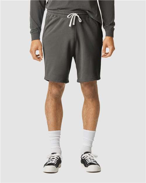 Comfort Colors - Pantalones cortos deportivos unisex de polar ligero teñido en prenda - 1468