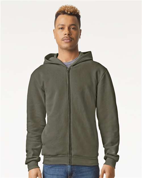 American Apparel - Unisex ReFlex Fleece Full-Zip Hoodie Sweatshirt - RF497