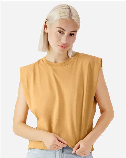 American Apparel - Camiseta sin mangas teñida en prenda para mujer - 307GD