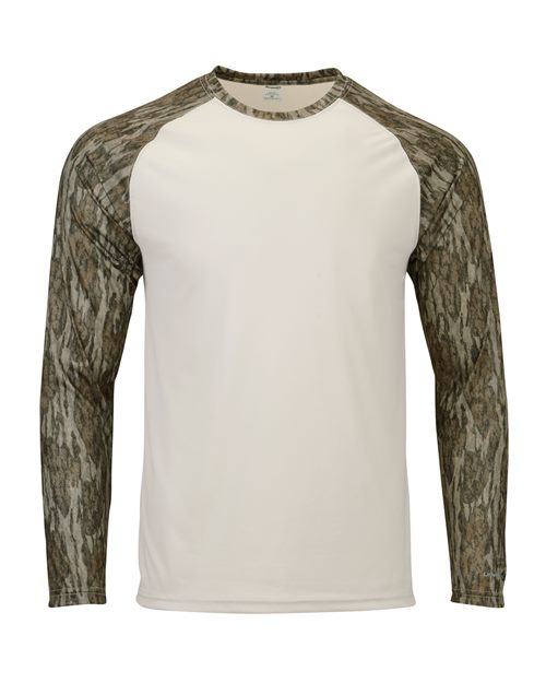 Paragon - Men's Jackson Mossy Oak Colorblocked Long Sleeve T-Shirt - 236