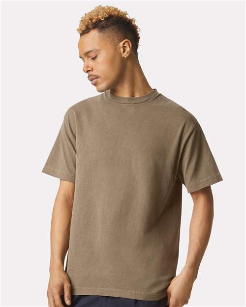 American Apparel - Camiseta unisex de algodón grueso teñido en prenda - 1301GD