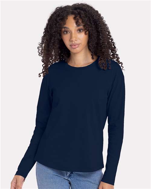 Next Level - Women's Cotton Relaxed Long Sleeve Tee - 3911