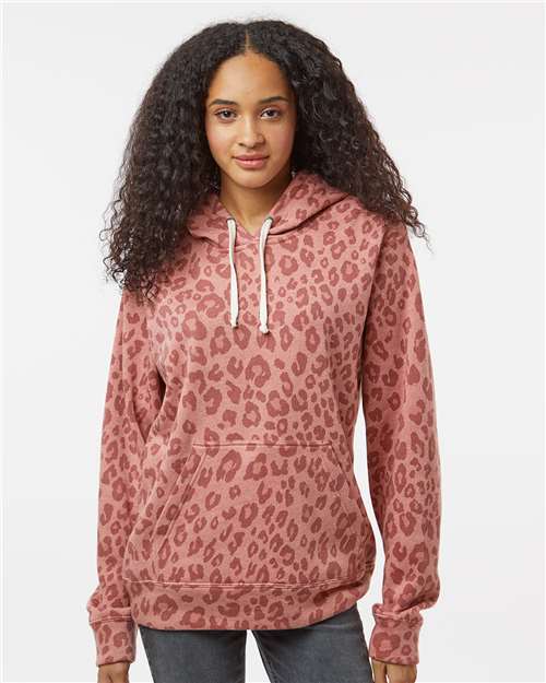 J. America - Men's Triblend Fleece Hooded Sweatshirt - 8871