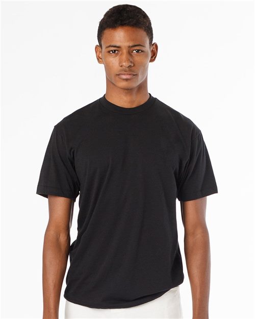 Los Angeles Apparel - Camiseta unisex de poliéster y algodón 50/50, fabricada en EE. UU. - FF01