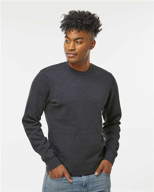 J. America - Unisex BTB Fleece Crewneck Sweatshirt - 8721