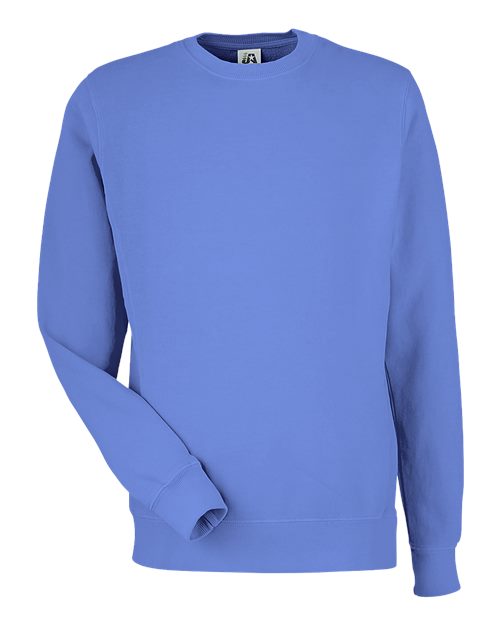 J. America - Unisex Pigment-Dyed Fleece Crewneck Sweatshirt - 8731