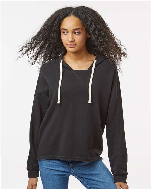 MV Sport - Women's Angel Fleece Crop Hooded Sweatshirt - W23101